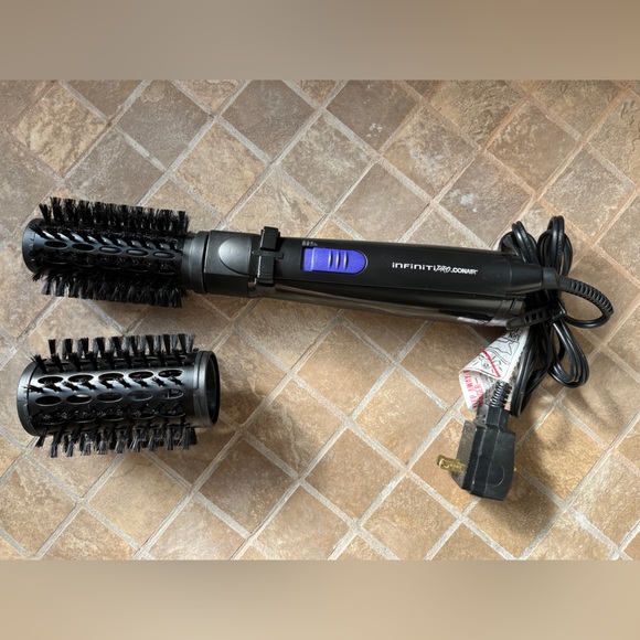 Conair Hair Conair Infinitipro Hot Air Spin Brush Set With 2inch And 5inch Brushes Poshmark